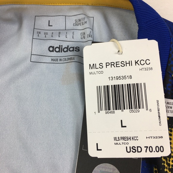 Adidas Marvel Kick Childhood Cancer MLS Soccer Football Jersey Mens L HT3238 new - Picture 8 of 8